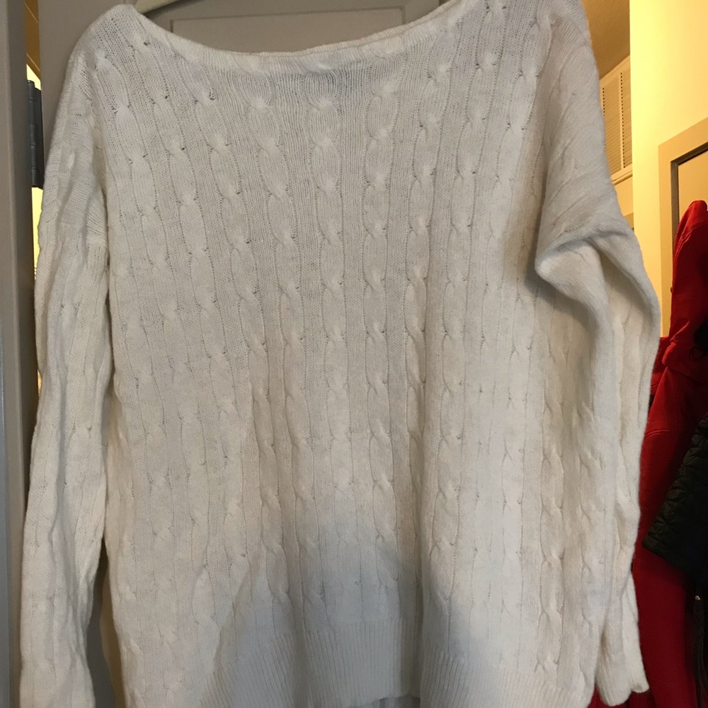 Ralph Lauren sport angora cotton blend sweater